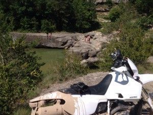 La TT600e en la Riera de Merles