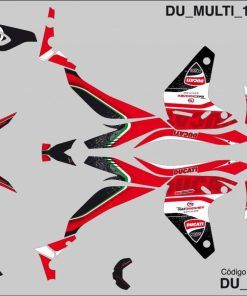 Kit adhesivos Ducati Multistrada 1200 enduro by Uniracing - Imagen 5