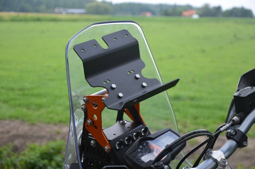 Supporto Per Navigatore GPS E Telefono Per Kove 450 Rally – In Alluminio Anodizzato, Stabile E Facile Da Montare
