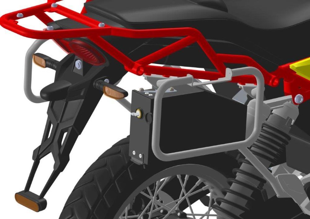 Soporte maletas Mytech Moto Guzzi V85 TT Model-X - Imagen 2