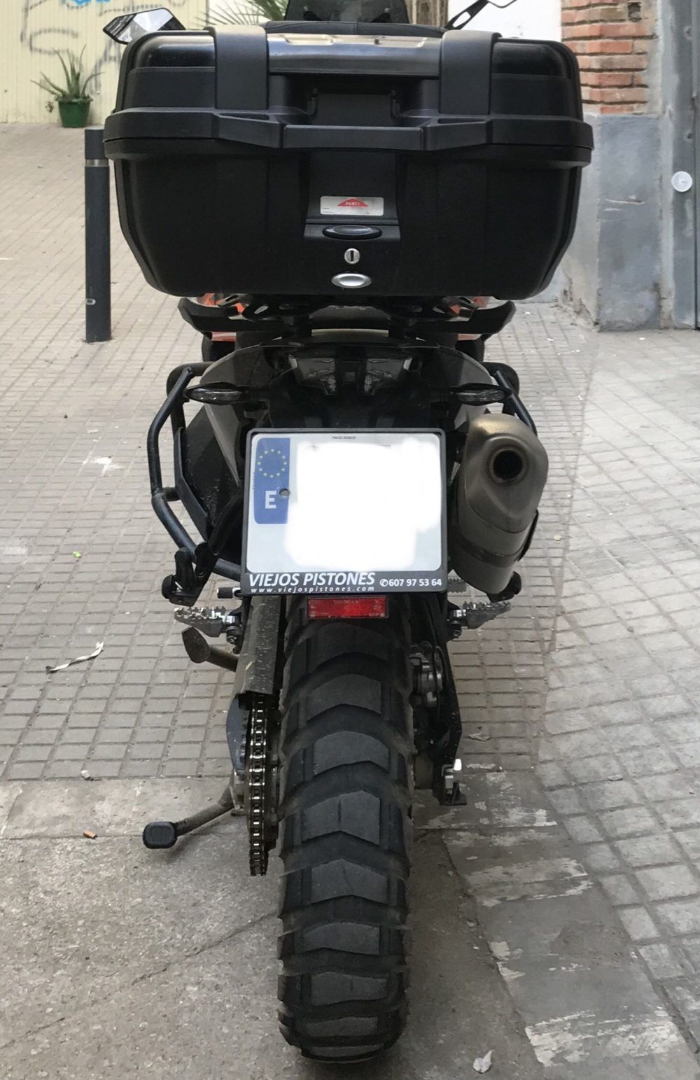 Soporte matricula KTM 790 Adventure
