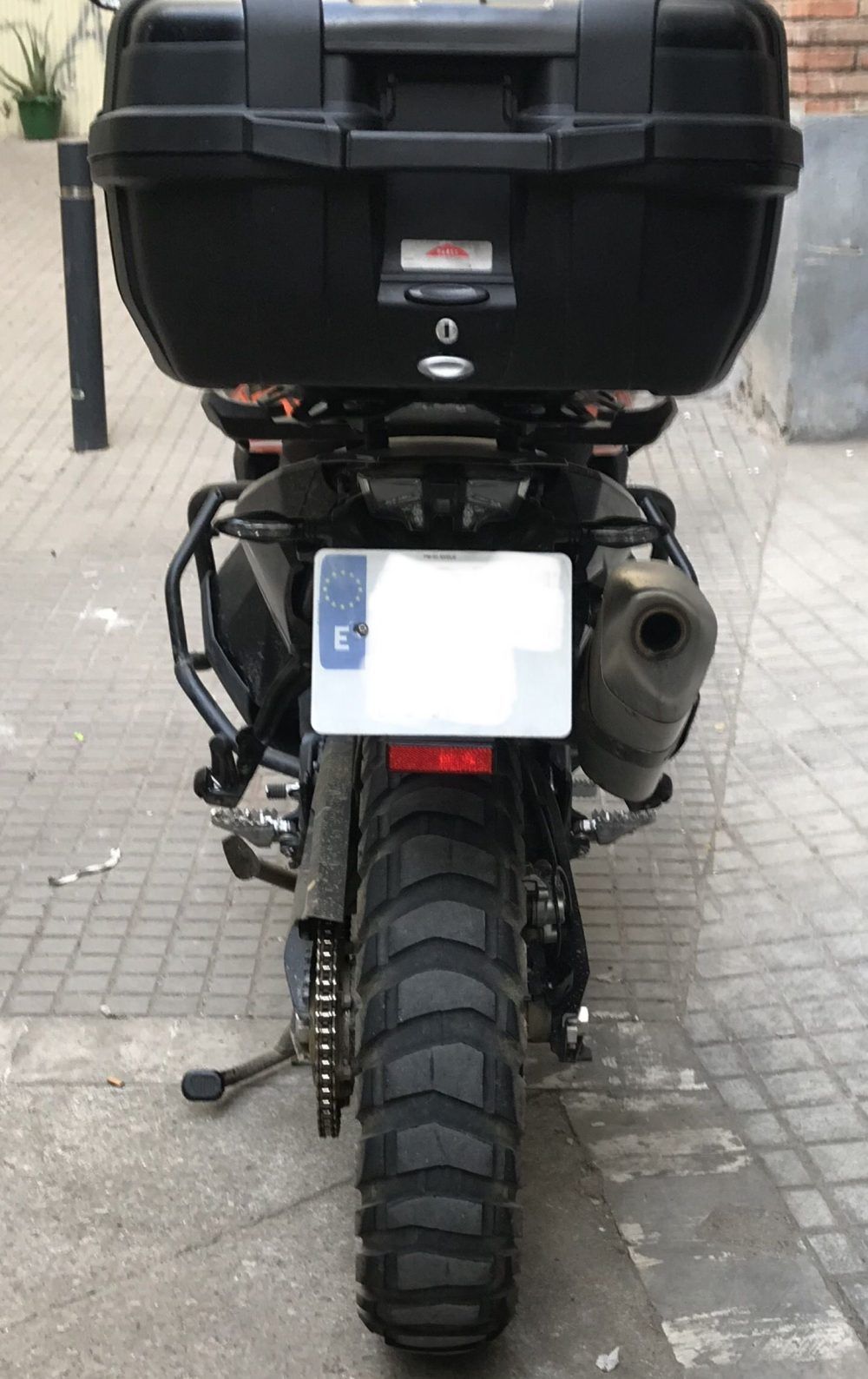 Soporte matricula KTM 790 Adventure