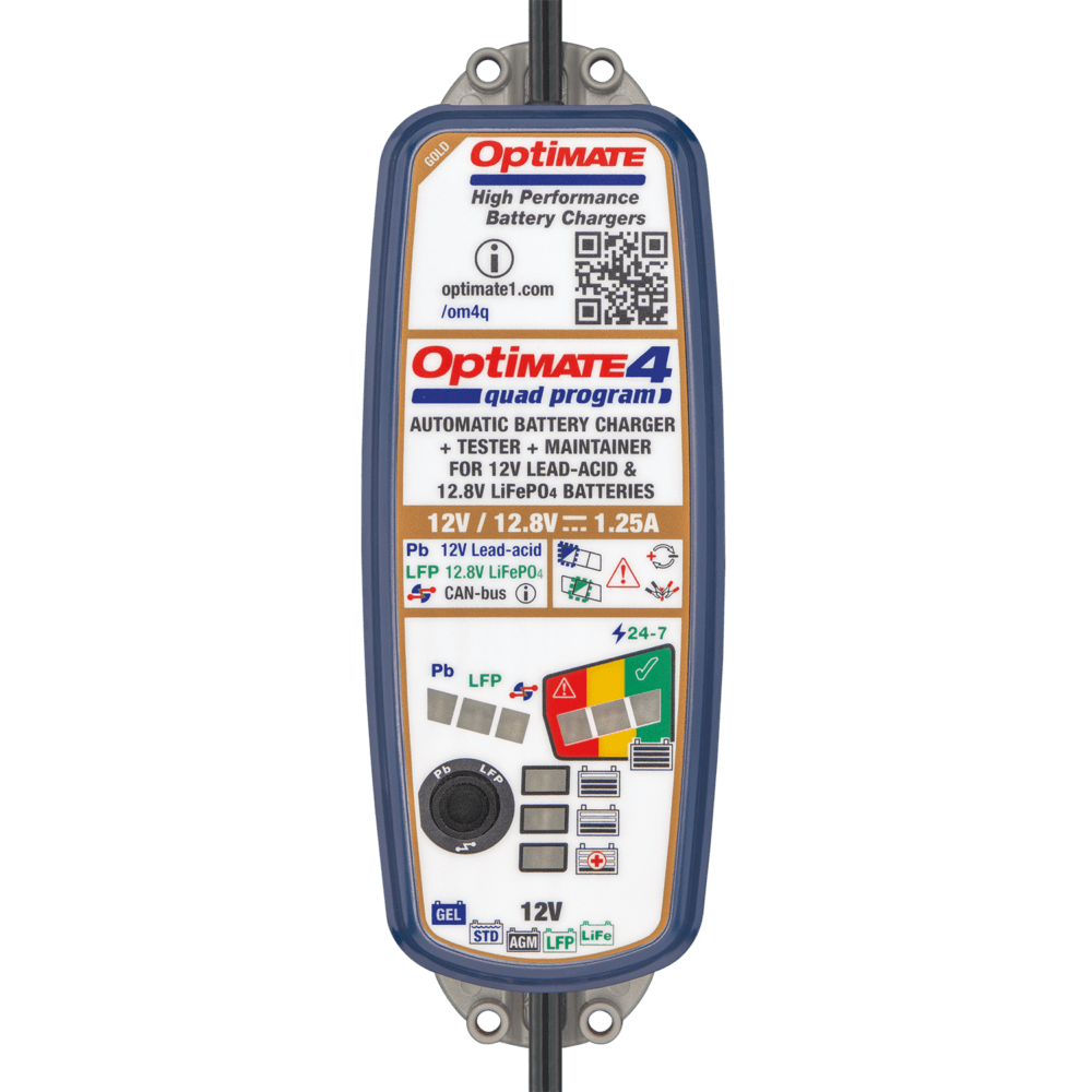 Cargador de baterias OptiMate 4 (quad program)