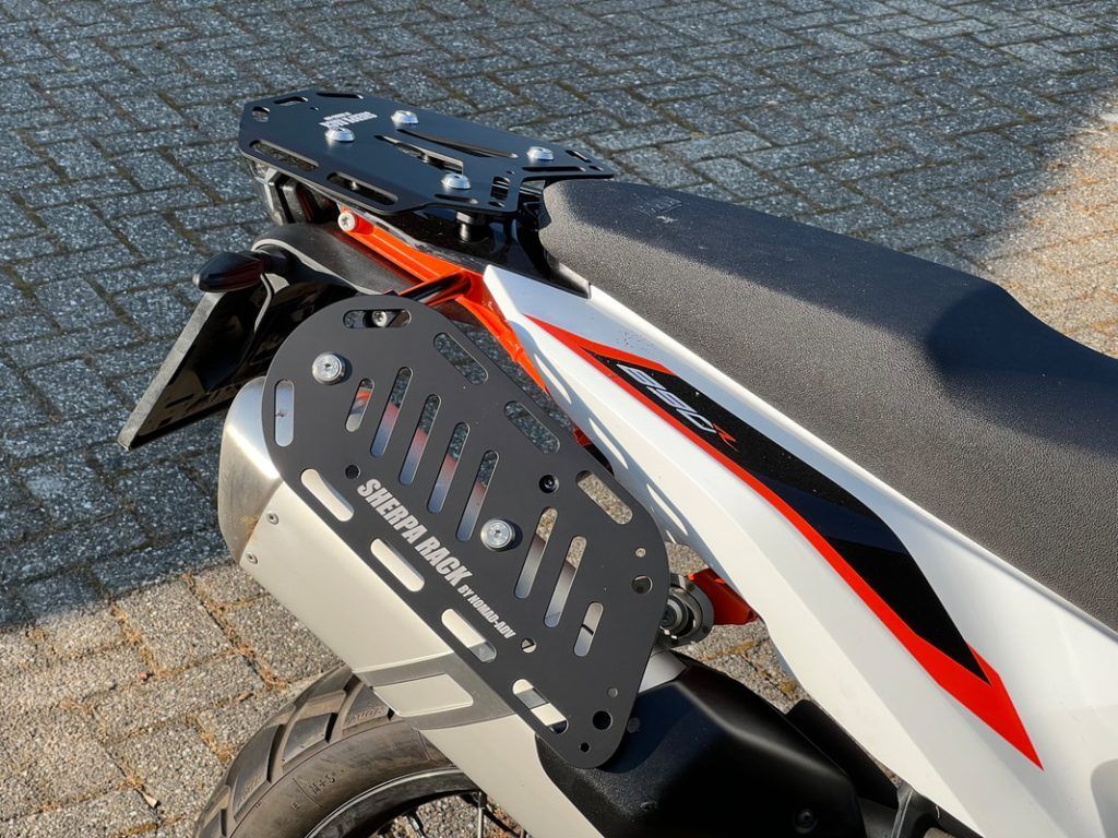 Ktm 790 Adventure Rear Rack Rear and side rack KTM 790 / 890 Adventure | Viejos Pistones