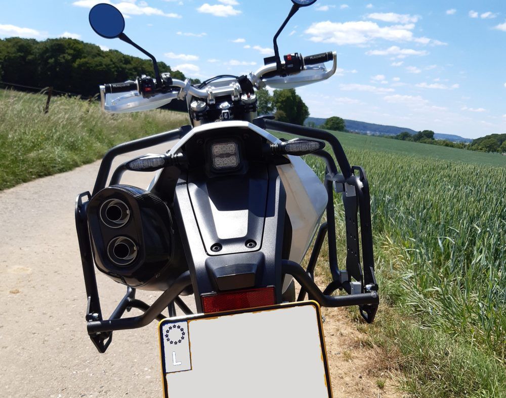 Soporte maletas o alforjas Husqvarna 701