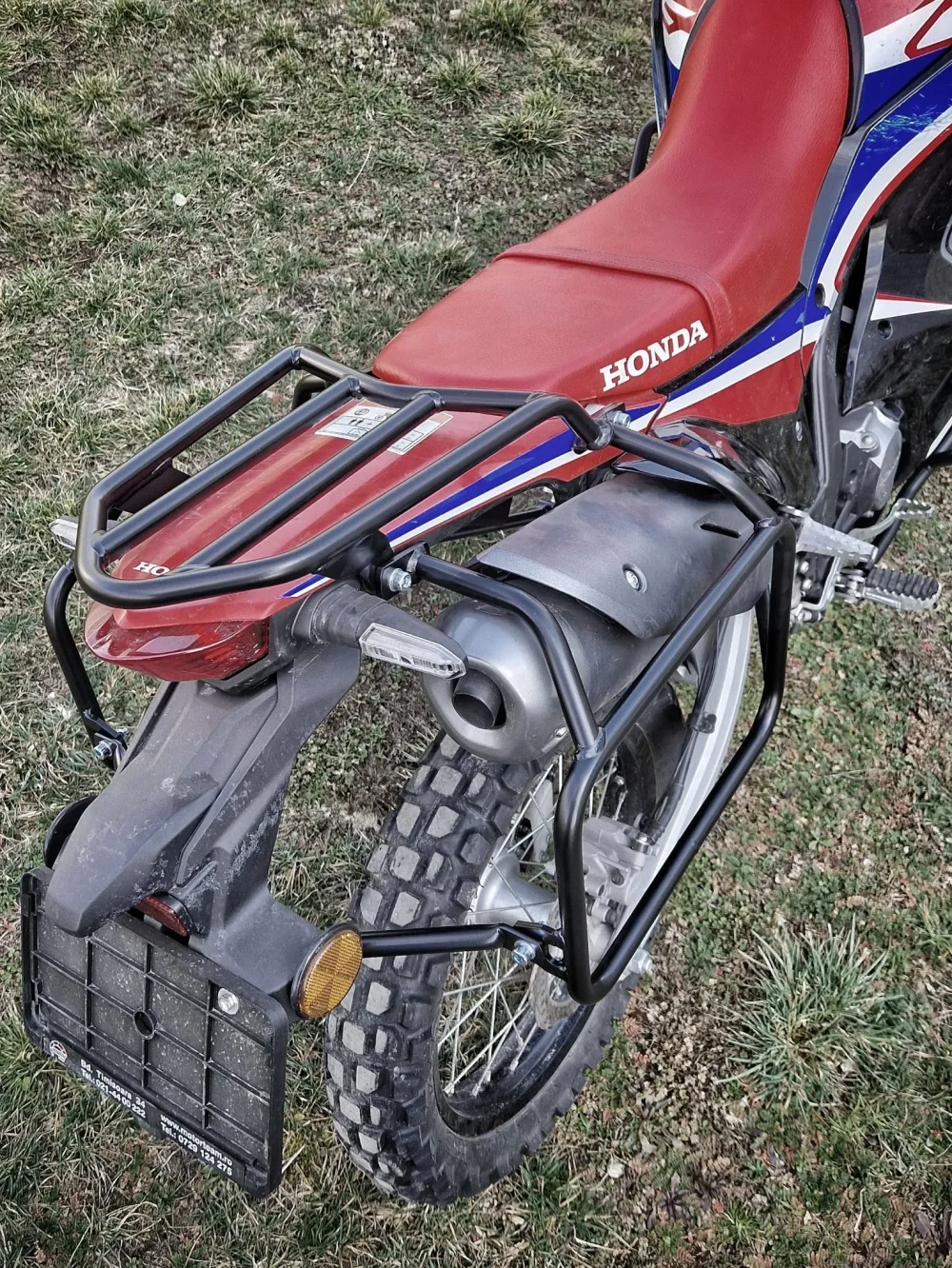 オートバイリアラゲッジラック 用 みやすい スズキ 用 DR 650