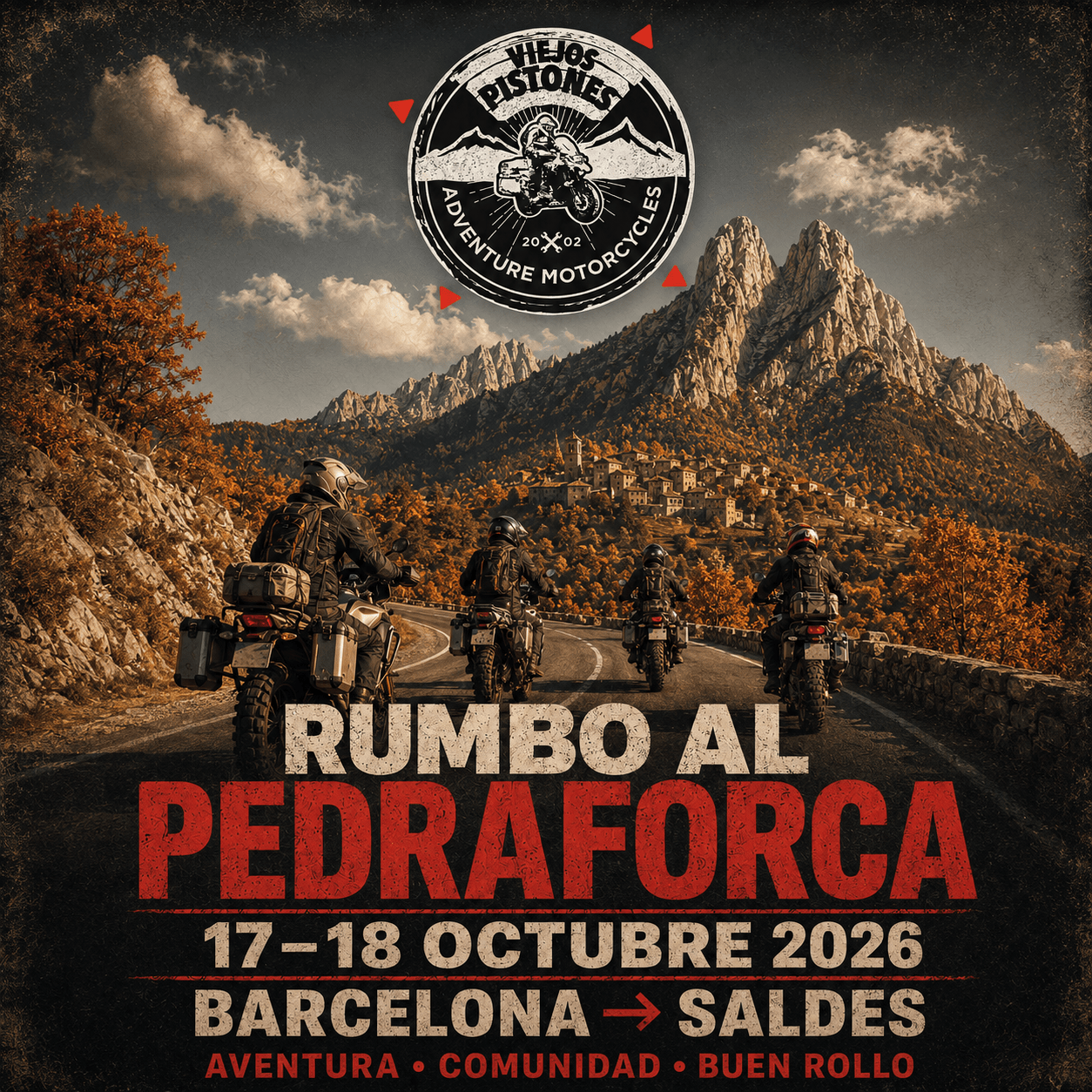 17-18 Octubre 2026 Rumbo al Pedraforca