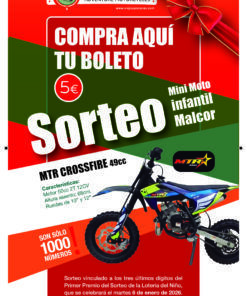 Sorteo Mini moto MTR